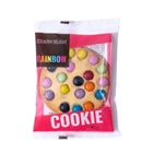 Wrapped Rainbow Smartie Cookies by Country Delight