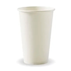 BioPak Hot Cups 12oz Single Wall White