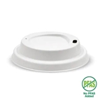 White BioPak Plant Fibre Home Compostable Lids