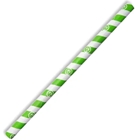 BioStraws Green Stripe Jumbo 10mm