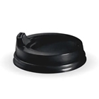 Black BioPak PS Spout Coffee Cup Lids