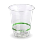 BioPak Green Stripe Clear BioCups 250mls