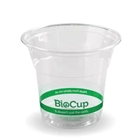 BioPak Green Stripe Clear BioCups 150mls