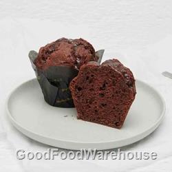 Unwrapped Double Chocolate Muffins