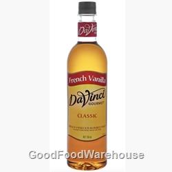 Wholesale Syrup 750ml - French Vanilla - DaVinci Gourmet (1x750ml) Orders Dispatched direct from Supplier. Free Delivery Australia Wide.