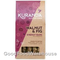 Order Wholesale Kuranda 35g Walnut Fig Energy Bars. Order Online Distributor Good Food Warehouse.