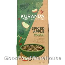 Order Online via Good Food Warehouse, Quantity Discounts. 500g Spiced Apple Gluten Free Muesli.