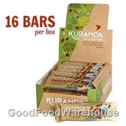 Order Wholesale Kuranda 35g CChia Cacao Nibs Fruit Nut Free Health Bars. Order Online Distributor Good Food Warehouse.