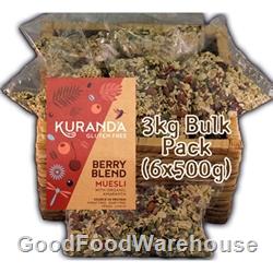 Order 3kg Catering Muesli Gluten Free Berry Blend Wholesale Online Good Food Warehouse.