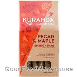 Order Wholesale Kuranda 35g Pecan Maple Fruit Free Energy Bars. Order Online Distributor Good Food Warehouse.