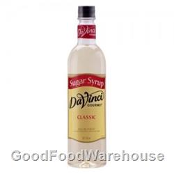 Wholesale Syrup 750ml - Sugar Syrup - DaVinci Gourmet (1x750ml) Orders Dispatched direct from Supplier. Free Delivery Australia Wide.