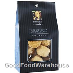 Order Wholesale Fresh Byron Bay White Choc Chunk Macadamia Baby Button 150g Gift Bags from Good Food Warehouse