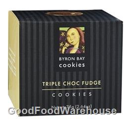 Order Wholesale Fresh Byron Bay Triple Choc Fudge Baby Button 75g Gift Cube from Good Food Warehouse. FREE DELIVERY AUSTRALIA WIDE.