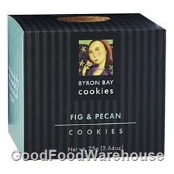 Order Wholesale Fresh Byron Bay Fig Pecan Baby Button 75g Gift Cube from Good Food Warehouse. FREE DELIVERY AUSTRALIA WIDE.