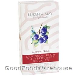 Order Fresh Luken and May 120g Davidson Plum Butterburst Biscuits from the Byron Bay Bakehouse. FREE DELIVERY!