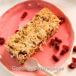 Pantry and Larder Cranberry Coconut Slice