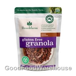 Gluten Free Cacao Coconut Granola by Brookfarm