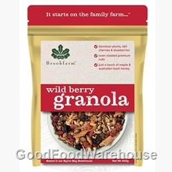 Brookfarm Wholesale 400g Wild Berry Granola