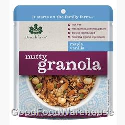 Order Wholesale 45g Nutty Granola Maple Vanilla direct from Brookfarm Byron Bay Bakehouse