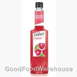 Wholesale Syrup 750ml - Strawberry - DaVinci Gourmet (1x750ml) Orders Dispatched direct from Supplier. Free Delivery Australia Wide.