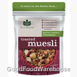 Brookfarm Wholesale 1.5kg Toasted Macadamia Apricot Coconut Muesli