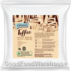 Cappuccine - Toffee Coffee Bruless Powder - Good Food Warehouse