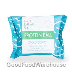 Health Enthusiast Cacao Crunch Single Wrapped Protein Balls