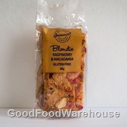 86gRaspberry Macadamia Blondie | Bellarine Brownie Company | Good Food Warehouse