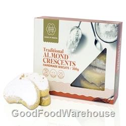 Wholesale Gift Box Biscuits | House of Biskota Almond Crescent | Good Food Warehouse