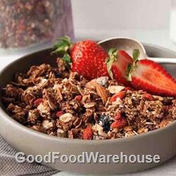 Adelia Bulk Raw Chocolate Goji Almond Granola | Bulk Healthy Granola | Good Food Warehouse