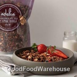 Adelia Raw Chocolate Goji Almond Granola | Healthy Granola Supplier | Good Food Warehouse