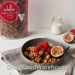 Cranberry Macadamia Granola | Adelia Granola Wholesaler | Good Food Warehouse