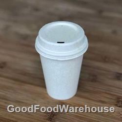 Biodegradable 8oz Coffee Cups | Sugarcane Takeaway Cups | Good Food Warehouse