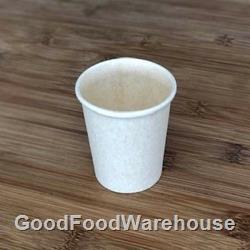 Biodegradable 4oz Coffee Cups | Sugarcane Takeaway Cups | Good Food Warehouse