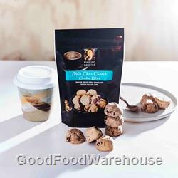 Byron Bay Cookie Pouches | Bulk 100g Milk Choc Bites Pouch Supplier | Good Food Warehouse