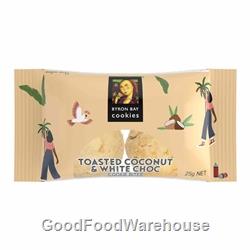 Byron Bay Cookies Distributor | Toasted White Choc Twin Packs | Good Food Warehouse