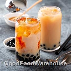 SHOTT Caramel Bubble Tea Recipe with Good Food Warehouse. Best SHOTT Beverages Syrup Wholesaler Australia.