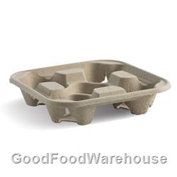 4 Coffee Cup Tray Holder | Coffee Cup Tray Supplier | Good Food Warehouse