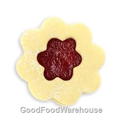 Shortbread Raspberry Daisy Cookies | Best Cafe Cookie Wholesaler | Good Food Warehouse