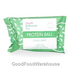 Wrapped Choc Mint Protein Balls by Health Enthusiast