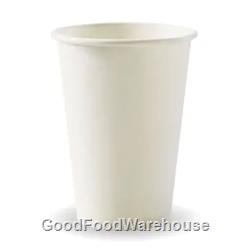 BioPak Hot Cups 10oz Single Wall White