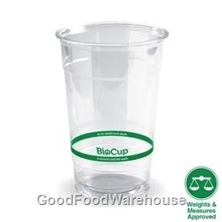 BioPak Branded Clear BioCups 600mls