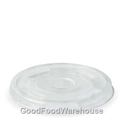 Clear Flat Lids for BioPak Cold Cups