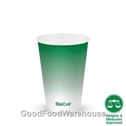 Green Cold Paper BioCups 12oz by BioPak