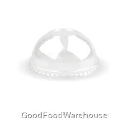 Clear Dome Lids for BioPak Cold Paper Cups