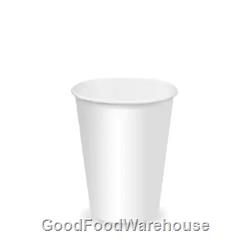 White Cold Paper BioCups 12oz by BioPak