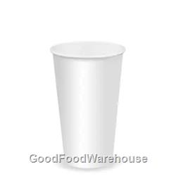 White Cold Paper BioCups 16oz by BioPak