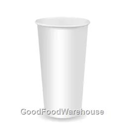 White Cold Paper BioCups 20oz by BioPak