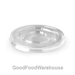 Clear Flat Lids for BioPak Cold Cups