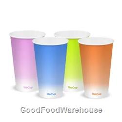 White Cold Paper BioCups 16oz by BioPak